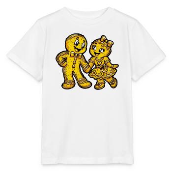 Pfefferkuchen Weihnachten Liebe - Stanley/Stella Kinder T-Shirt MINI CREATOR  - Weiß - Vorne - Maike (125cm)