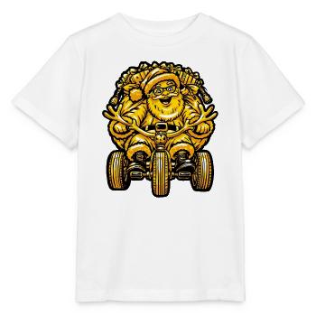 Weihnachten Weihnachtsmann - Stanley/Stella Kinder T-Shirt MINI CREATOR  - Weiß - Vorne - Maike (125cm)