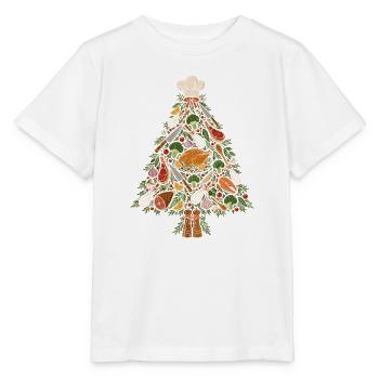 Gourmet Weihnachtsbaum - Stanley/Stella Kinder T-Shirt MINI CREATOR  - Weiß - Vorne - Maike (125cm)