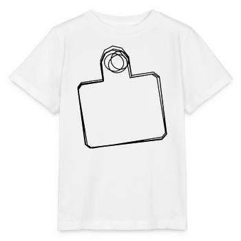 Schneidebrett handgezeichnet - Stanley/Stella Kinder T-Shirt MINI CREATOR  - Weiß - Vorne - Maike (125cm)