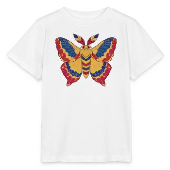 Prismatischer Rumänischer Falter - Stanley/Stella Kinder T-Shirt MINI CREATOR  - Weiß - Vorne - Maike (125cm)