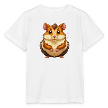 Hamster - Stanley/Stella Kinder T-Shirt MINI CREATOR  - Weiß - Vorne - Maike (125cm)