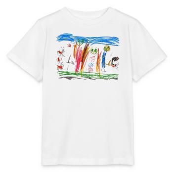 Kindertraum Gartenzauber - Stanley/Stella Kinder T-Shirt MINI CREATOR  - Weiß - Vorne - Maike (125cm)