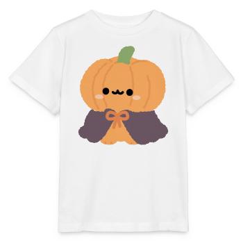 Chibi Kürbis-Cape-Plüsch - Stanley/Stella Kinder T-Shirt MINI CREATOR  - Weiß - Vorne - Maike (125cm)