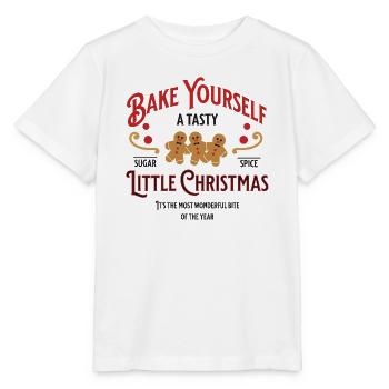 Bake Yourself A Tasty Christmas Backen Geschenk - Stanley/Stella Kinder T-Shirt MINI CREATOR  - Weiß - Vorne - Maike (125cm)
