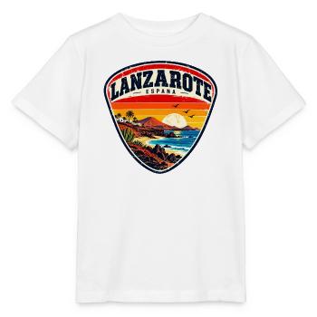 Lanzarote - Islas Canarias - Kanaren - Spanien - Stanley/Stella Kinder T-Shirt MINI CREATOR  - Weiß - Vorne - Maike (125cm)