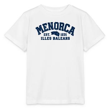 Menorca - Insel - Mittelmeer - Spanien - Balearen - Stanley/Stella Kinder T-Shirt MINI CREATOR  - Weiß - Vorne - Maike (125cm)