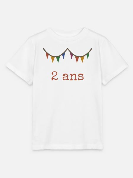 2. 2 JAHRE - Stanley/Stella Kinder T-Shirt MINI CREATOR - Weiß