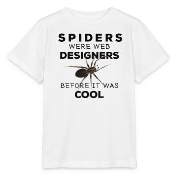 Nothing to fear but fear itself - Spinnen Angst - Stanley/Stella Kinder T-Shirt MINI CREATOR  - Weiß - Vorne - Maike (125cm)