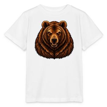 Der Bär - Stanley/Stella Kinder T-Shirt MINI CREATOR  - Weiß - Vorne - Maike (125cm)