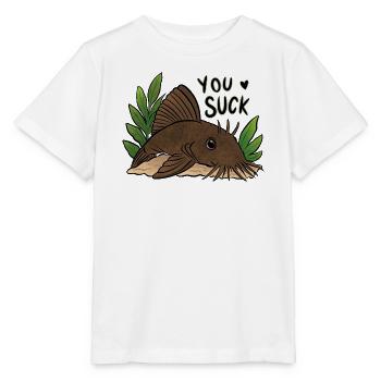 Plecko Meme Du bist schlecht - Stanley/Stella Kinder T-Shirt MINI CREATOR  - Weiß - Vorne - Maike (125cm)