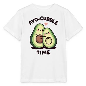 Avo-Kuschelzeit - Stanley/Stella Kinder T-Shirt MINI CREATOR  - Weiß - Vorne - Maike (125cm)