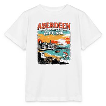 City Welcome To Aberdeen Scotland Novelty For - Stanley/Stella Kinder T-Shirt MINI CREATOR  - Weiß - Vorne - Maike (125cm)
