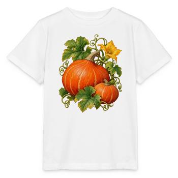 Hokkaido Kürbisernte - Stanley/Stella Kinder T-Shirt MINI CREATOR  - Weiß - Vorne - Maike (125cm)