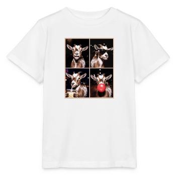 Ziegen Ziege - Stanley/Stella Kinder T-Shirt MINI CREATOR  - Weiß - Vorne - Maike (125cm)