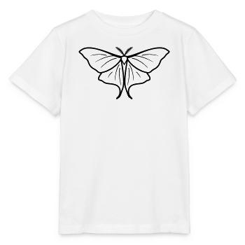 Moon Butterfly - Stanley/Stella Kinder T-Shirt MINI CREATOR  - Weiß - Vorne - Maike (125cm)