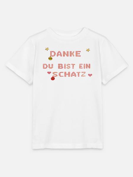 du bist ein Schatz - Stanley/Stella Kinder T-Shirt MINI CREATOR - Weiß