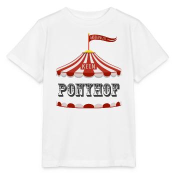 Das Leben ist kein Ponyhof - Stanley/Stella Kinder T-Shirt MINI CREATOR  - Weiß - Vorne - Maike (125cm)