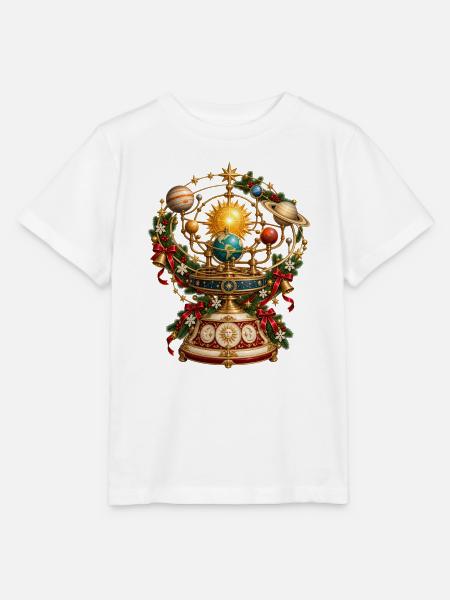 Weihnachtshimmlische Orrery - Stanley/Stella Kinder T-Shirt MINI CREATOR - Weiß