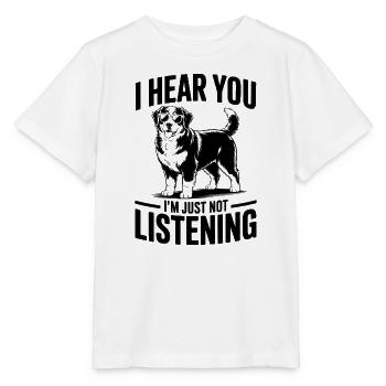 Berner Sennenhund Witz Berner Sennenhund Geschenk  - Stanley/Stella Kinder T-Shirt MINI CREATOR  - Weiß - Vorne - Maike (125cm)