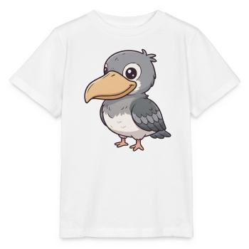 Schuhschnabel Vogel - Stanley/Stella Kinder T-Shirt MINI CREATOR  - Weiß - Vorne - Maike (125cm)