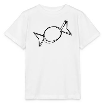 Bonbon handgezeichnet - Stanley/Stella Kinder T-Shirt MINI CREATOR  - Weiß - Vorne - Maike (125cm)