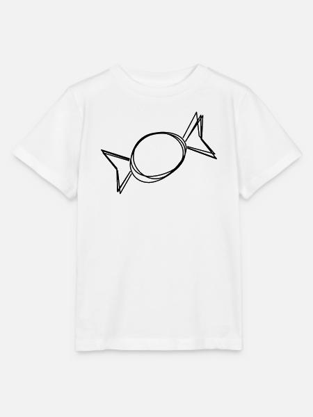 Bonbon handgezeichnet - Stanley/Stella Kinder T-Shirt MINI CREATOR - Weiß