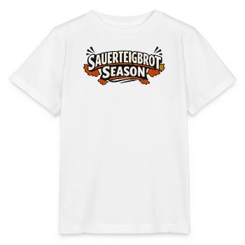 Sauerteigbrot Saison Design - Stanley/Stella Kinder T-Shirt MINI CREATOR  - Weiß - Vorne - Maike (125cm)