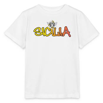 Sicilia - Stanley/Stella Kinder T-Shirt MINI CREATOR  - Weiß - Vorne - Maike (125cm)