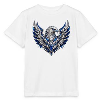 Silver Storm Eagle - Stanley/Stella Kinder T-Shirt MINI CREATOR  - Weiß - Vorne - Maike (125cm)