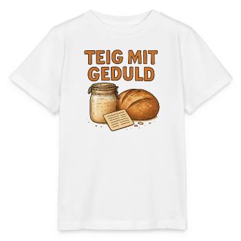 Geschenk für Sauerteig-Anfänger mit Backlust - Stanley/Stella Kinder T-Shirt MINI CREATOR  - Weiß - Vorne - Maike (125cm)