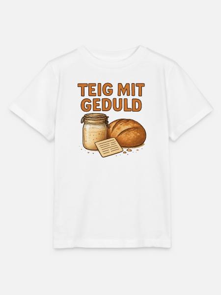 Geschenk für Sauerteig-Anfänger mit Backlust - Stanley/Stella Kinder T-Shirt MINI CREATOR - Weiß