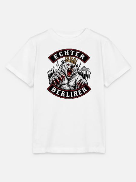 Echter Berliner Bär Krone - Stanley/Stella Kinder T-Shirt MINI CREATOR  - Weiß