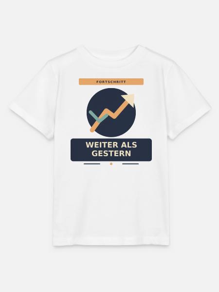 Weiter als gestern - Stanley/Stella Kinder T-Shirt MINI CREATOR - Weiß