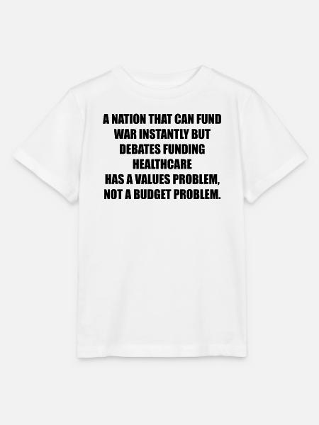 NATIONS OF WAR - Stanley/Stella Kinder T-Shirt MINI CREATOR  - Weiß