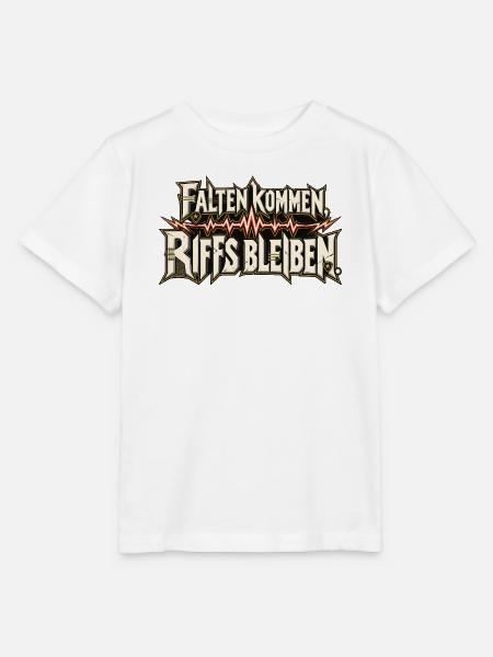 Metal Fan Rock Fan Heavy Metal Riffs - Stanley/Stella Kinder T-Shirt MINI CREATOR  - Weiß