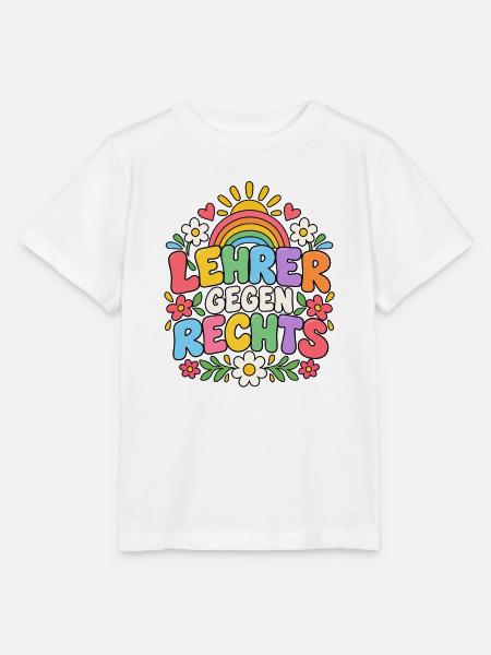 LEHRER GEGEN RECHTS – Bunte Vielfalt Schule - Stanley/Stella Kinder T-Shirt MINI CREATOR - Weiß