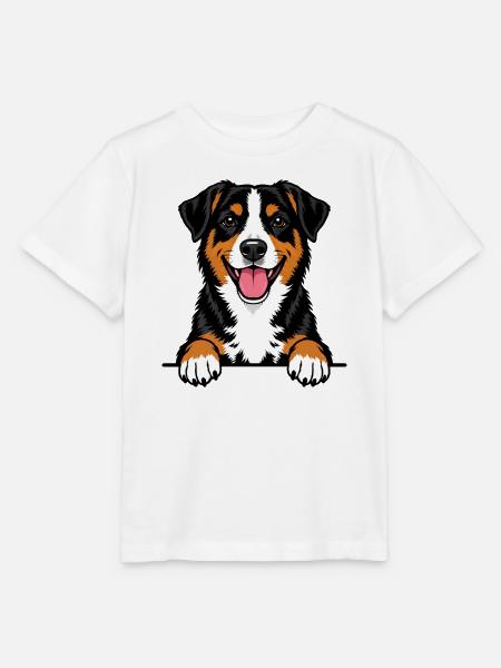 Entlebucher Sennenhund - Stanley/Stella Kinder T-Shirt MINI CREATOR - Weiß