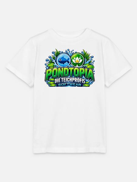 Pondtopia Teichparadies - Stanley/Stella Kinder T-Shirt MINI CREATOR - Weiß