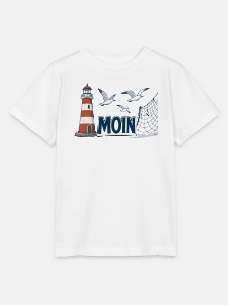 Moin am Leuchtturm - Stanley/Stella Kinder T-Shirt MINI CREATOR - Weiß