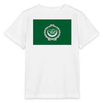 Arabische Liga – Flagge - Stanley/Stella Kinder T-Shirt MINI CREATOR  - Weiß - Vorne - Maike (125cm)