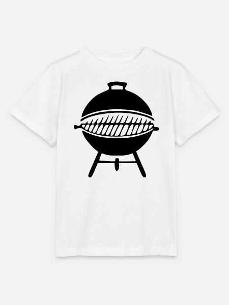 Grill Kugelgrill Grillmeister Schürze Geschenk - Stanley/Stella Kinder T-Shirt MINI CREATOR  - Weiß
