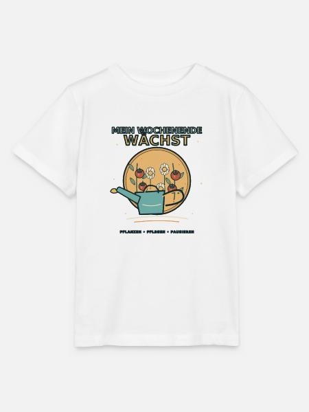 Mein Wochenende wächst - Stanley/Stella Kinder T-Shirt MINI CREATOR - Weiß
