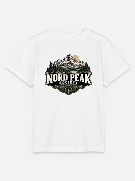 Nord Peak Gesellschaft Logo - Stanley/Stella Kinder T-Shirt MINI CREATOR - Weiß