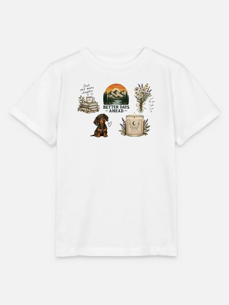 Better Days ahead! - Stanley/Stella Kinder T-Shirt MINI CREATOR - Weiß