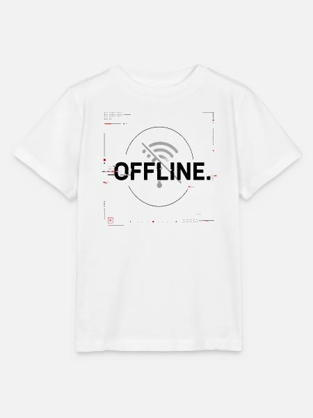 Offline Signal No Wifi Icon - Stanley/Stella Kinder T-Shirt MINI CREATOR - Weiß