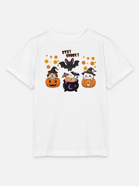 kleine Monster Halloween sweet - Stanley/Stella Kinder T-Shirt MINI CREATOR - Weiß