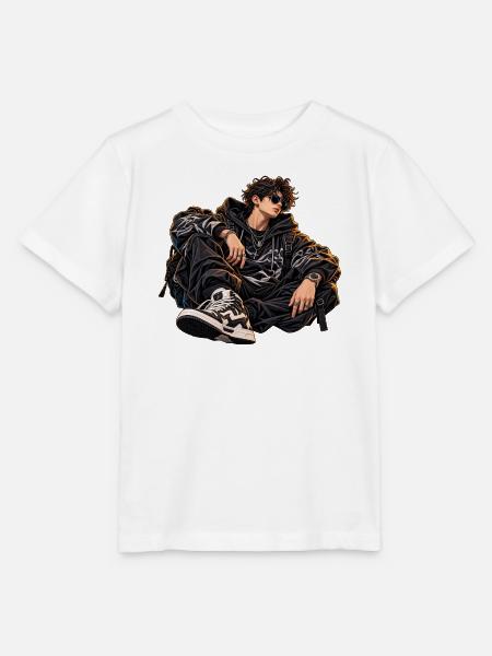 Midnight Streetwear Rebel - Stanley/Stella Kinder T-Shirt MINI CREATOR  - Weiß