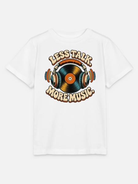 Weniger Sprechen, Mehr Musik - Stanley/Stella Kinder T-Shirt MINI CREATOR - Weiß