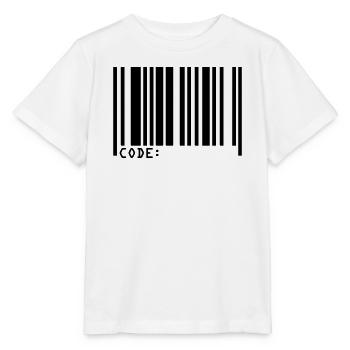 barcode - Stanley/Stella MINI CREATOR Kids’ T-Shirt - white - Front - Maike (125cm)